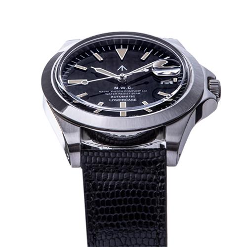 NAVAL WATCH Produced by LOWERCASE・レザーベルト自動巻き裏 NAVAL WATCH Produced by LOWERCASE・レザーベルト自動巻き裏