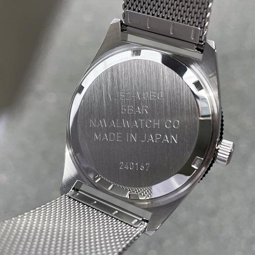 NAVAL WATCH Produced by LOWERCASE・サブマリーナダイバータイプ・メッシュメタルベルト。｜cg-store｜12