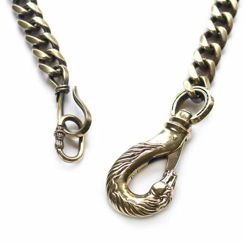 Peanuts&Co.　HORSE WALLET CHAIN HORSE×HOOK/Brass｜cg-store｜02