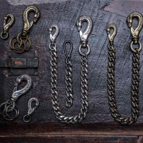 Peanuts&Co.　HORSE WALLET CHAIN HORSE×HOOK/Brass｜cg-store｜04