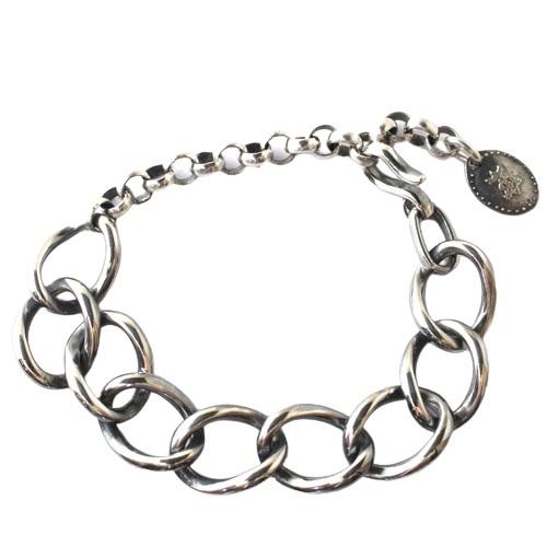 HARIM BEAUTUFUL CHAIN M LINK SV BRACELET　Snow Man 目黒漣さん着用モデル。