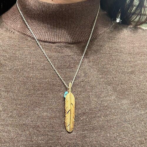 HARIM（ハリム） HARIM FEATHER CENTER S (GP) NECKLACE斉藤和義モデル