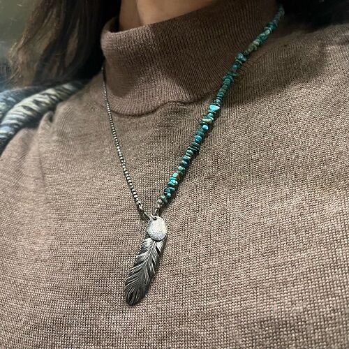 アクセサリー HARIM FEATHER HARIM（ハリム） HARIM Feather & Turquoise SP1 NECKLACE BRACELET