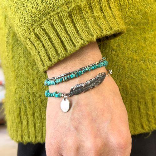 HARIM（ハリム） HARIM Feather & Turquoise SP1 NECKLACE BRACELET