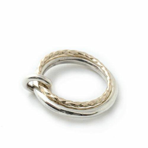 モリーヴ molliveLINK RING SMALL K10&SV925 C*G LIMITED : CG-STORE 