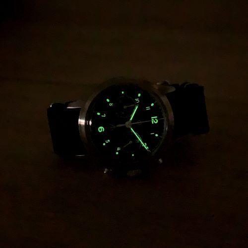 NAVAL WATCH British ROYAL Airforceクロノグラフタイプ。の画像