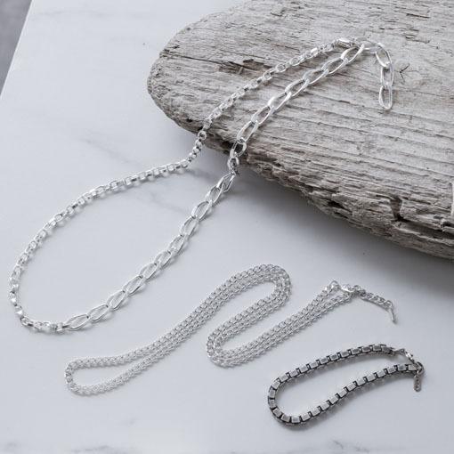 モリーヴ mollive SILVER CHAIN NECKLACE TYPE4 佐藤健さん着用
