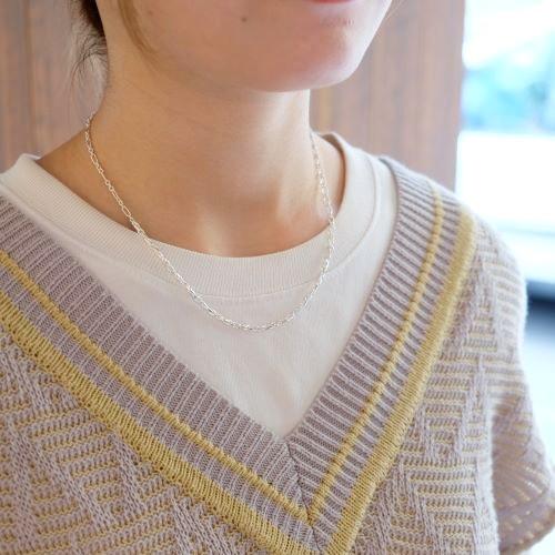 モリーヴ mollive MIX CHAIN NECKLACE SV925 42cm : CG-STORE - 通販