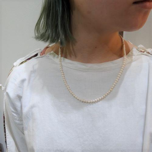 モリーヴ mollive SILVER CHAIN NECKLACE PEARL 佐藤健さん着用 モリーヴ mollive SILVER CHAIN NECKLACE PEARL 佐藤健さん着用