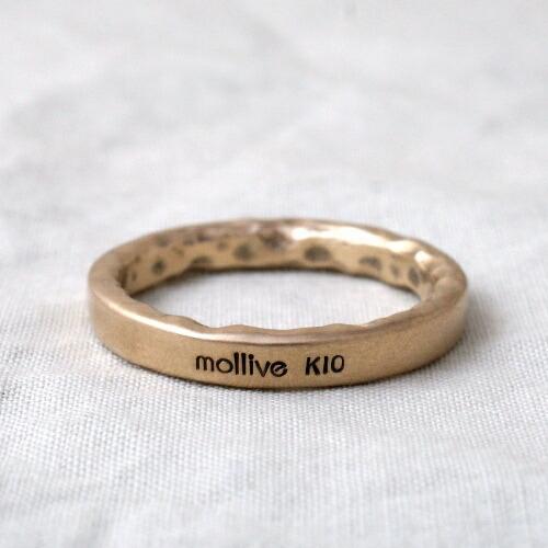mollive FLAT 10K SLENDER RING : mr-05a-g : CG-STORE - 通販 - Yahoo 