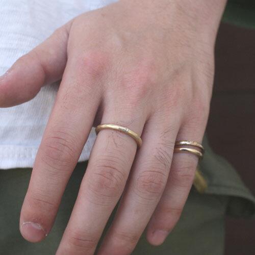 モリーヴ mollive SIMPLE 10K DIA RING 佐藤健さん着用 : CG-STORE