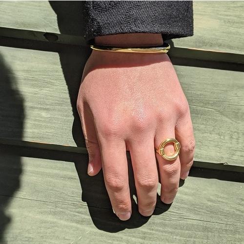 モリーヴ mollive ROUND BIT RING GP : CG-STORE - 通販 - Yahoo