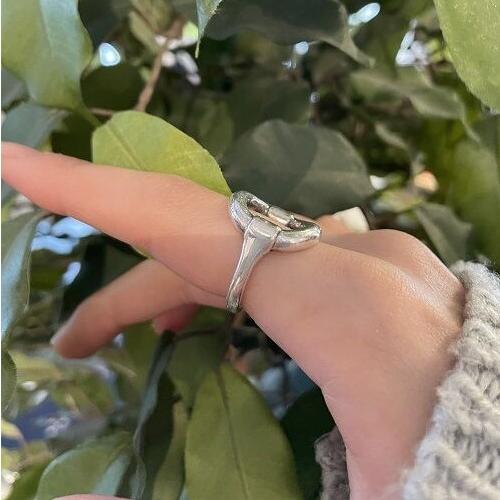 モリーヴ mollive ROUND BIT RING SV 佐藤健さん着用 : CG-STORE モリーヴ mollive ROUND BIT RING SV 佐藤健さん着用 : CG-STORE