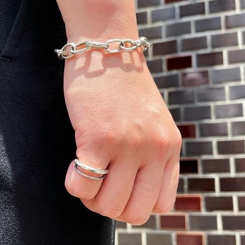 mollive LINK RING FREE EAR CUFF SILVER925