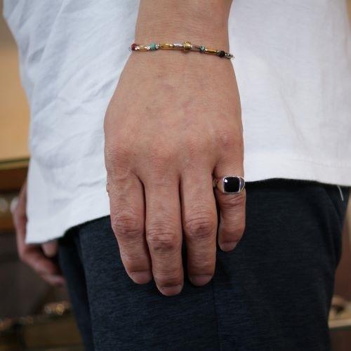 モリーヴ mollive ONYX RING SIGNET SQUARE SMALL : CG-STORE - 通販