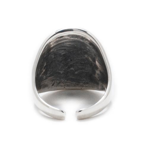 モリーヴ mollive SIGNET RING ROUND SILVER FREE SILVER925