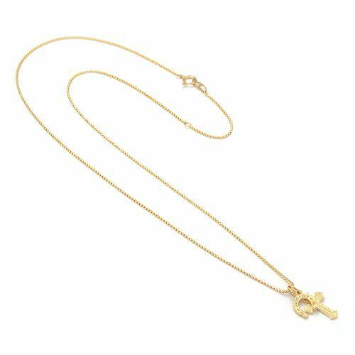 SYMPATHY OF SOUL 2019 Christmas Limited 1940's Sixpence Cross Necklace w/GOの画像