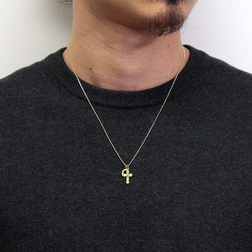 SYMPATHY OF SOUL 2019 Christmas Limited 1940's Sixpence Cross Necklace w/GOの画像