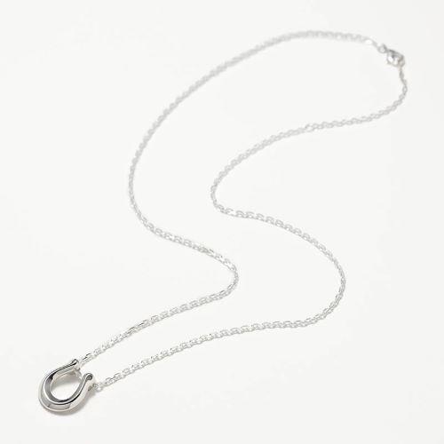 SYMPATHY OF SOUL Ridge Horseshoe Necklace Large - Silverの画像