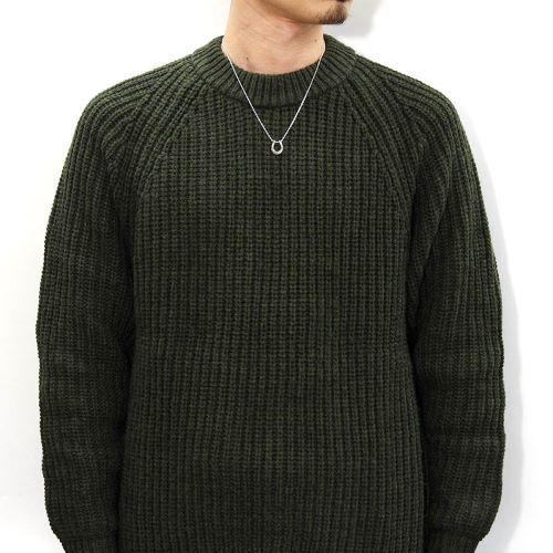 SYMPATHY OF SOUL Ridge Horseshoe Necklace Large - Silverの画像