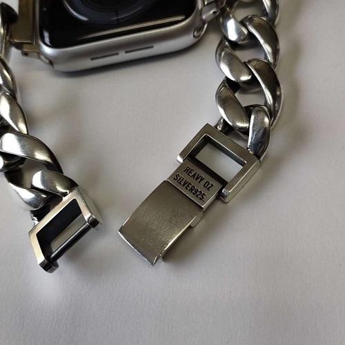 モリーヴ APPLE WATCH BAND SILVER925 BRACELET(名入れ可能
