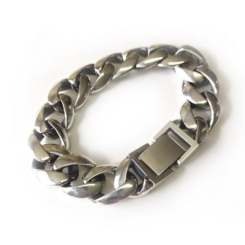 モリーヴ mollive Heavy Oz HEAVY KIHEI CHAIN BRACELET XL(名入れ可能 