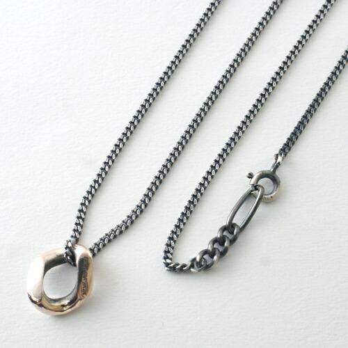 モリーヴ mollive Heavy Oz MEMENTO MORI PINK SILVER NECKLACE SMALL