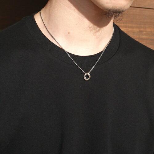 モリーヴ mollive Heavy Oz MEMENTO MORI PINK SILVER NECKLACE SMALL