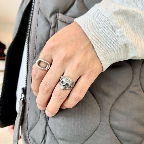 モリーヴ mollive HeavyOZ HEAVY SKULL RING Frankenstein. : CG-STORE