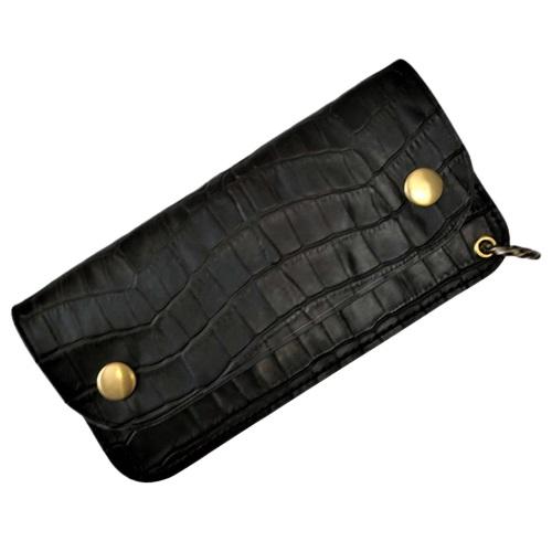 モリーヴ mollive HeavyOZ LONG TRUCKER WALLET CROCODILE : CG-STORE