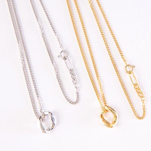 モリーヴ mollive Heavy OZ MEMENTO MORI SILVER NECKLACE SMALL 