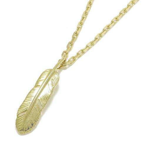 アクセサリー Sympathy of Soul Old Feather Pendant K18 Sympathy of Soul SYMPATHY OF SOUL Small Feather Charm
