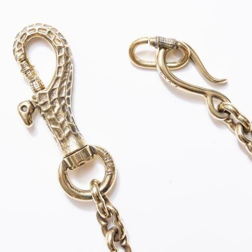 PEANUTS＆CO Peanuts&Co. PEANUTS WALLET CHAIN plane （brass） : CG
