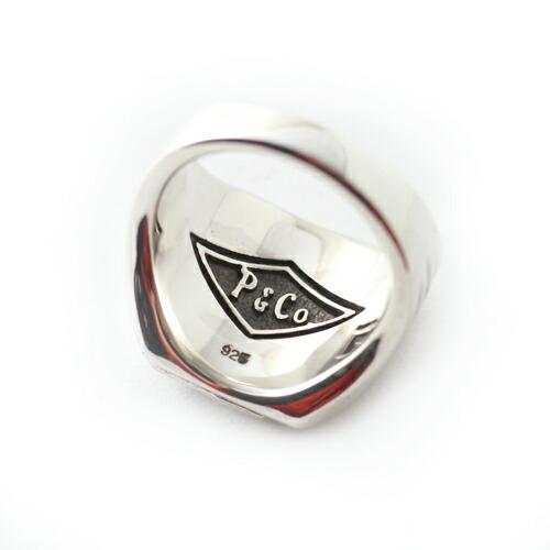 PEANUTS＆CO Peanuts＆Co. PHARAOHS HORSES RING SQUARE/ALL SILVER