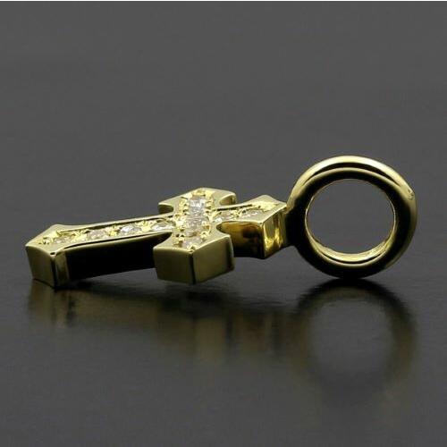 Sympathy of Soul SYMPATHY OF SOUL Little Cross Charm - K18Yellow