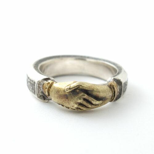 CMW-UNKNOWN Shake Hands & Hexagon Ring SV&BR : CG-STORE - 通販 