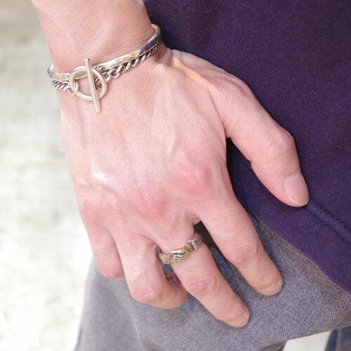 CMW-UNKNOWN Shake Hands & Hexagon Ring SV&BR : CG-STORE - 通販 