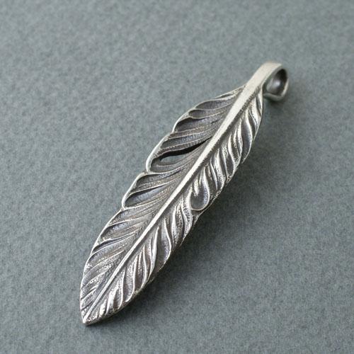 Rooster King & Co.×LYNCH SILVERSMITH FEATHER NECKLACE : CG-STORE