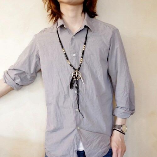 Rooster King & Co.×LYNCH SILVERSMITH FEATHER NECKLACE with NAJA CG