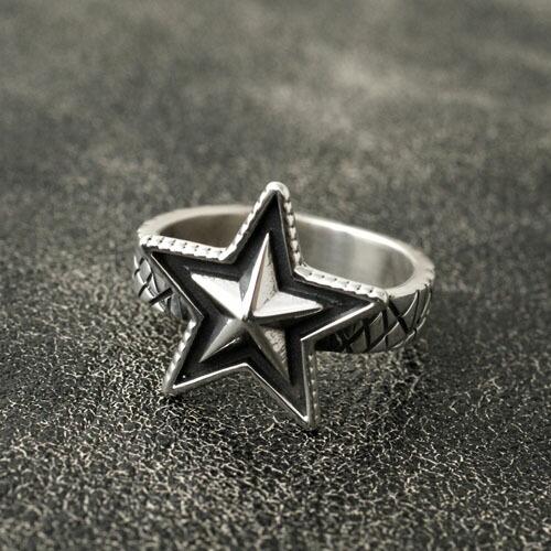 Cody Sanderson SMALL STAR&CAT SCRATHSQUARE RING : s-star-cat