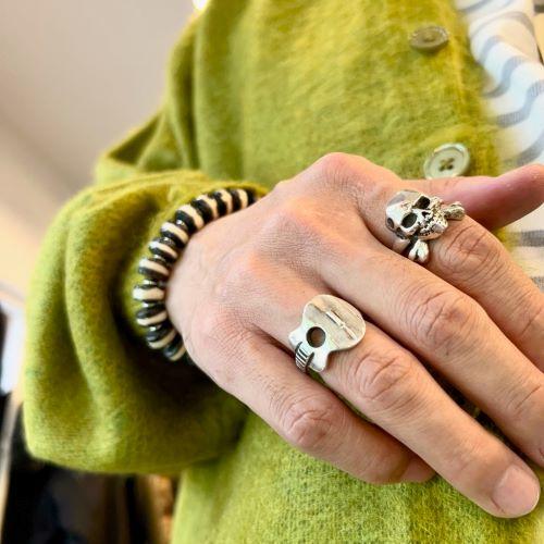Darren Simonian Skull And Cross Bones Ring JohnnyDepp : CG-STORE