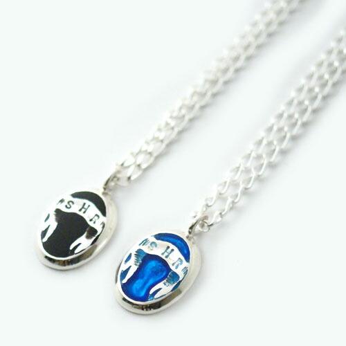 SAHRIVAR Enameled Necklace-SILVER 42.5cm〜47.5cm｜cg-store