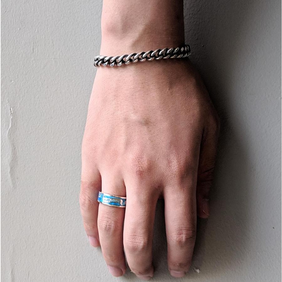 SAHRIVAR（シャフリーヴァル） SAHRIVAR Blue Enameled Ring（SILVER
