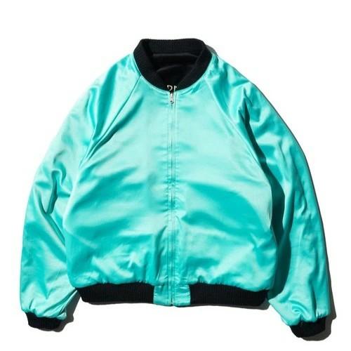 THRIFTY LOOK SOUVENIR GREENLAND BLOUSON -VELOUR- BLACK : CG-STORE