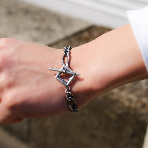 GRAiL Oval Link bracelet SILVER925 新品未開封 SILVER925 OVAL LINK BRACELET/シルバー/ブレスレットの通販 by