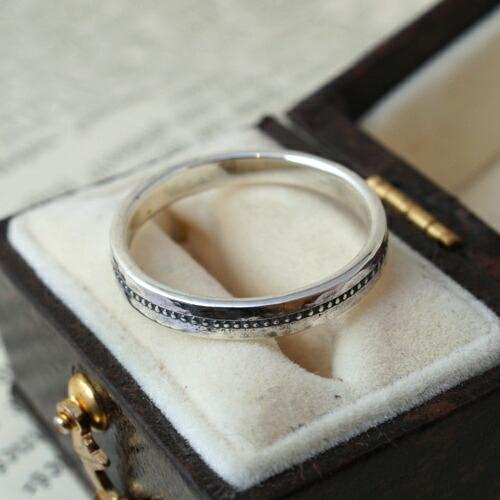 Vantique（ヴァンティーク） Vantique MILGRAIN SILVER RING : CG