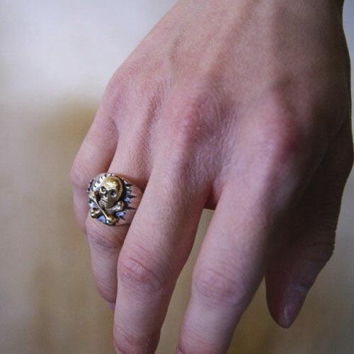 Vantique MEXICAN SKULL RINGの画像