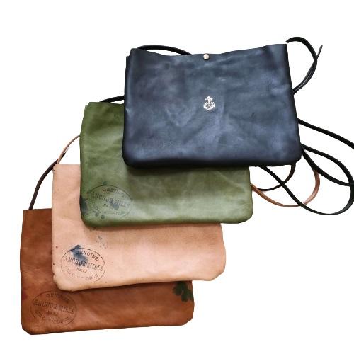 vasco（ヴァスコ） vasco PAINT LEATHER SACOSHE CAMEL : CG-STORE