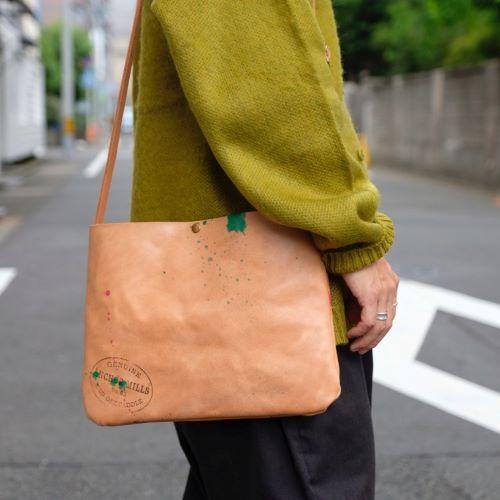 vasco（ヴァスコ） vasco PAINT LEATHER SACOSHE CAMEL : CG-STORE 