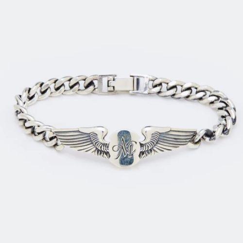 PEANUTS＆CO Peanuts&Co.×ADDICT CLOTHES ACVM WING SILVER BRACELET